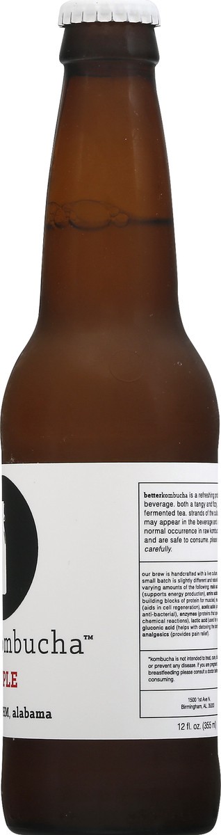 slide 12 of 13, BetterKombucha Apple Kombucha - 12 oz, 12 oz