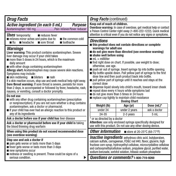 slide 4 of 29, Meijer Infants' Cherry Pain & Fever Oral Suspension, 2 oz