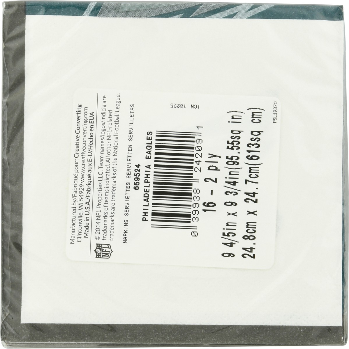slide 7 of 11, NFL 2 Ply Philadelphia Eagles Napkins 16 ea, 16 ct
