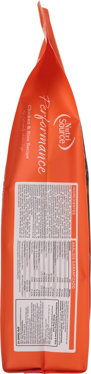 slide 11 of 14, NutriSource Performance For All Life Stages Chicken & Rice Recipe Dog Food 40 lb, 640 oz