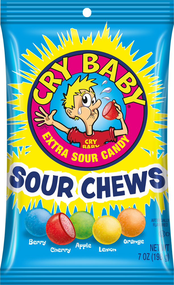 slide 2 of 2, Cry Baby Extra Sour Sour Chews 7 oz, 7 oz