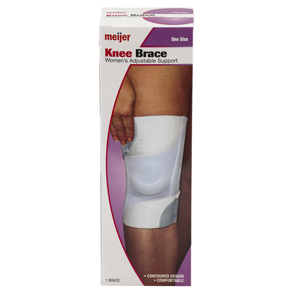 slide 1 of 1, Meijer Knee Brace, One Size, 1 ct