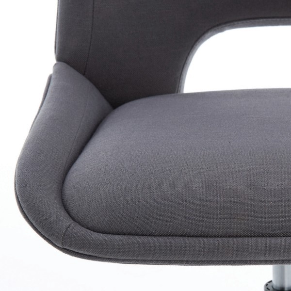 slide 9 of 10, Elle Decor Laissy Linen Low-Back Task Chair, Gray, 1 ct