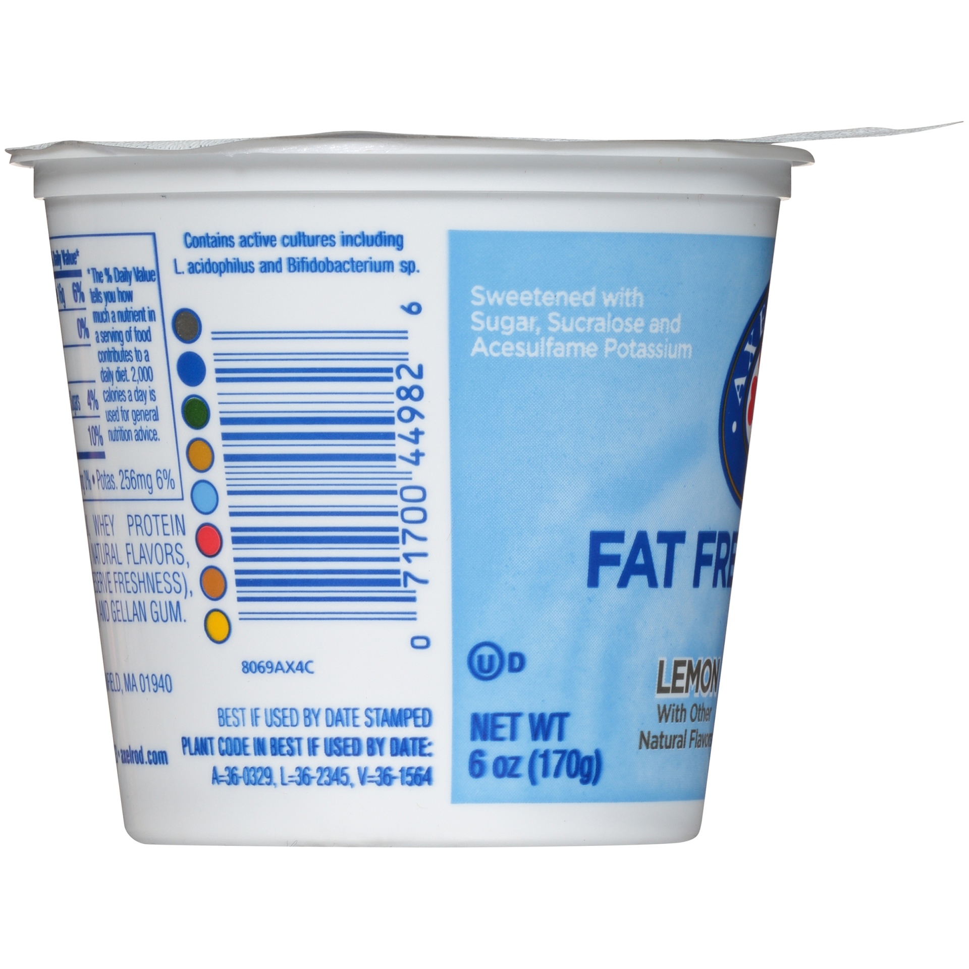 slide 4 of 7, Axelrod Fat Free Lemon Yogurt, 6 oz