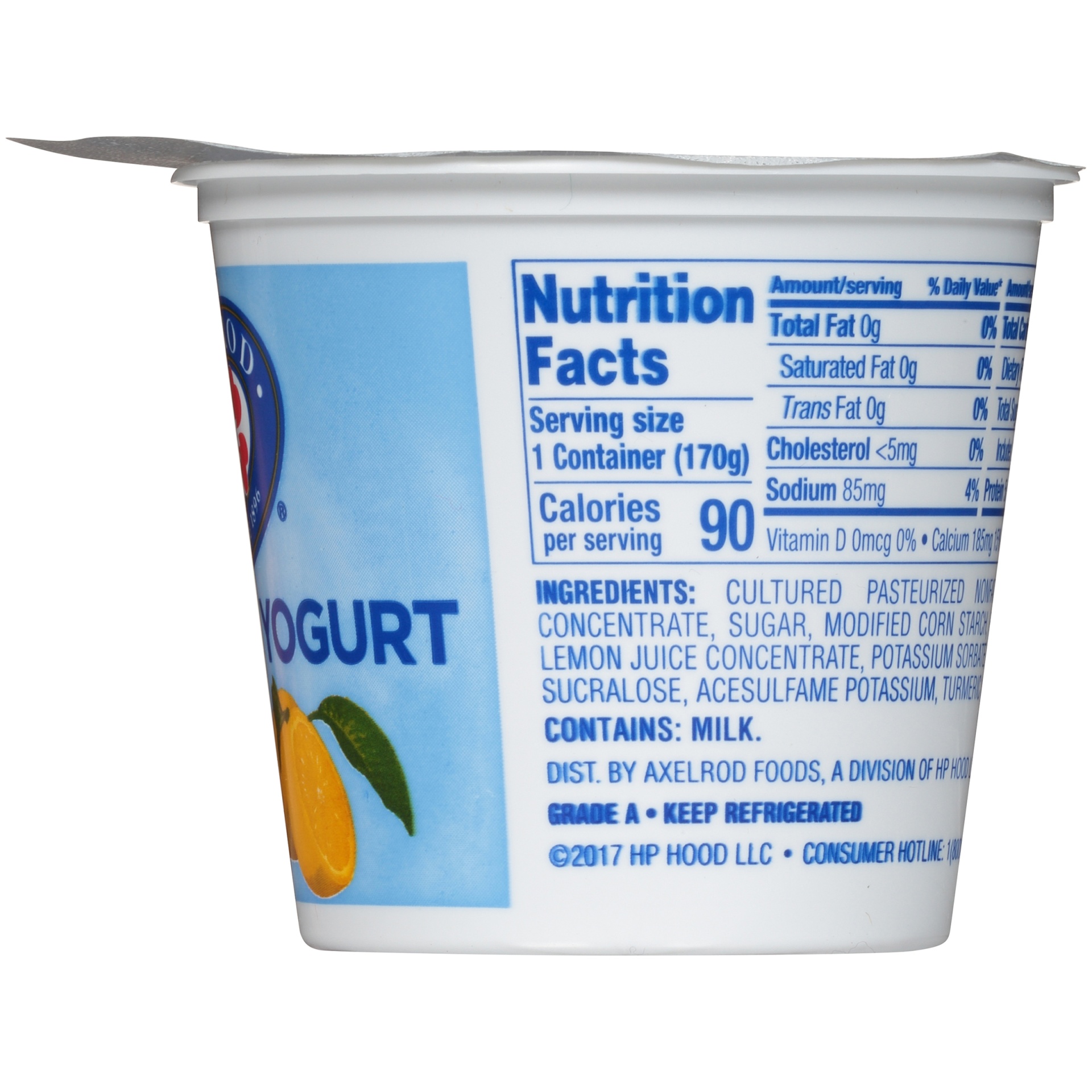 slide 5 of 7, Axelrod Fat Free Lemon Yogurt, 6 oz