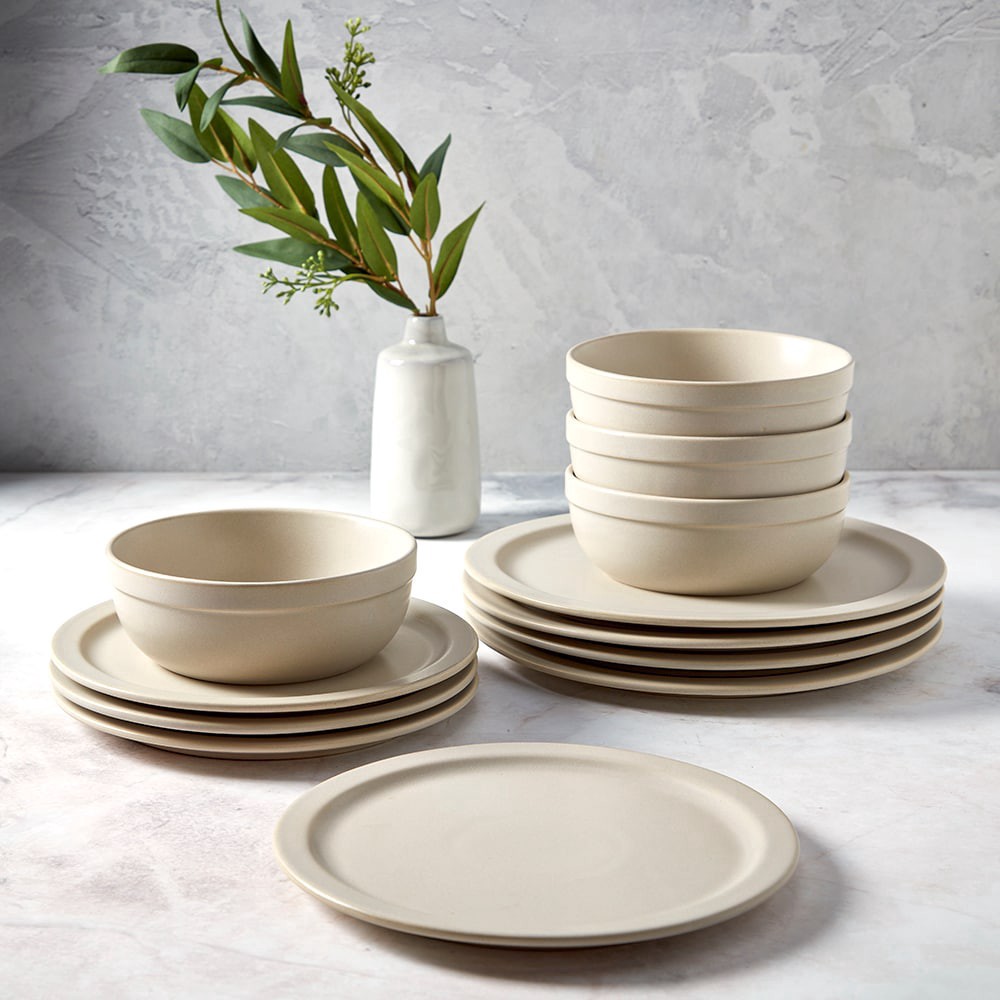 slide 5 of 6, Dash of That Sloan Dinnerware Set, 12 ct
