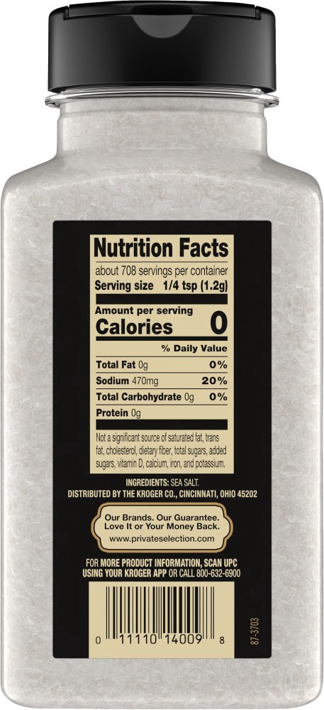 slide 2 of 2, Private Selection Coarse Sea Salt, 30 oz