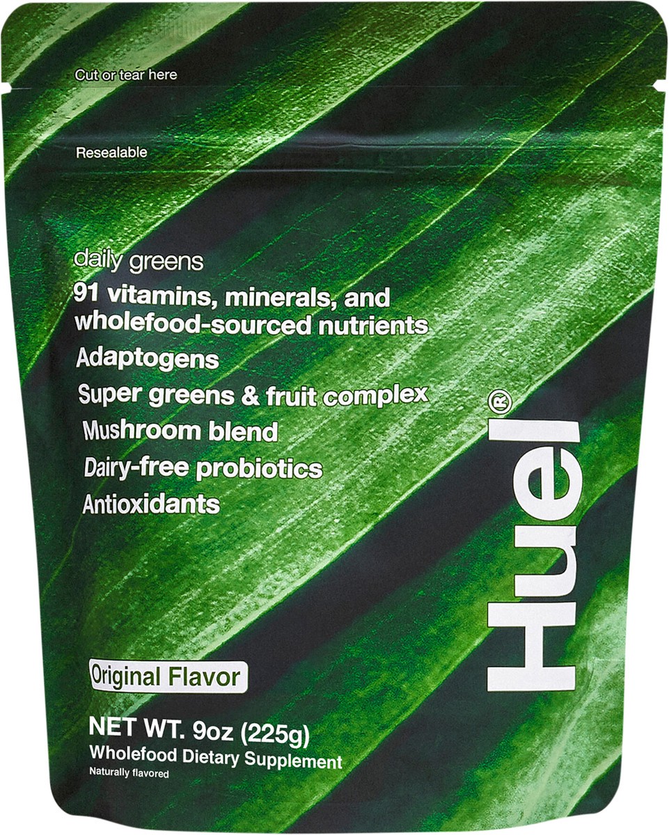 slide 7 of 9, Huel Original Flavor Daily Greens 9 oz, 9 oz