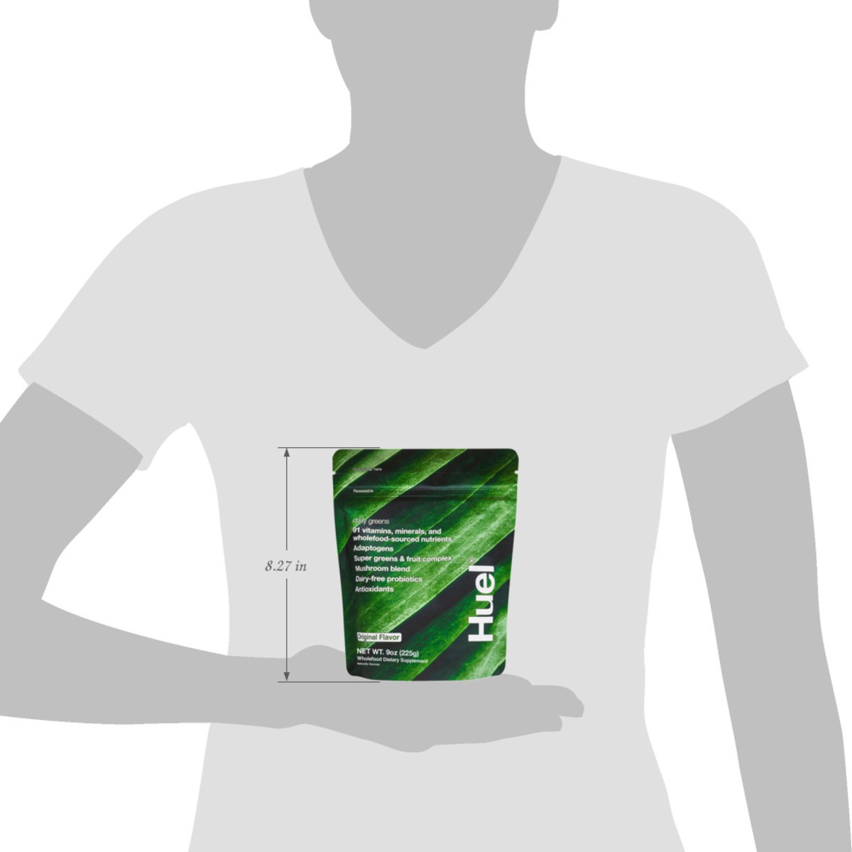 slide 8 of 9, Huel Original Flavor Daily Greens 9 oz, 9 oz