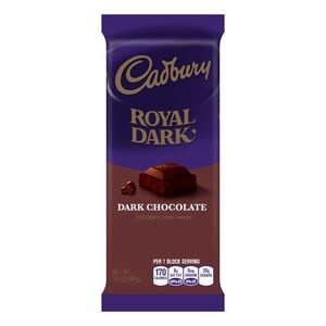 slide 1 of 1, Cadbury Royal Dark Chocolate, 3.6 oz