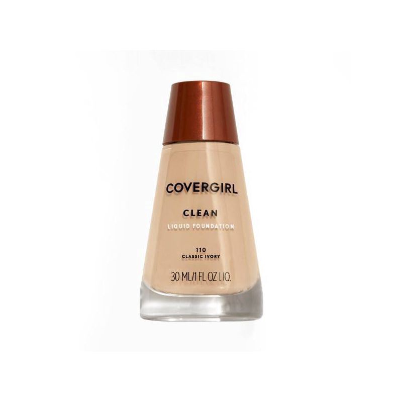 slide 1 of 2, Covergirl Clean Liquid Foundation Classic Ivory, 1 ct