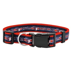 Cleveland Guardians Adj Pet Collar 3/4 MD