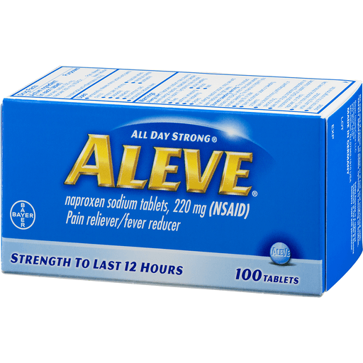 slide 4 of 8, Aleve All Day Strong Pain Reliever Fever Reducer Tablets, 100 ct