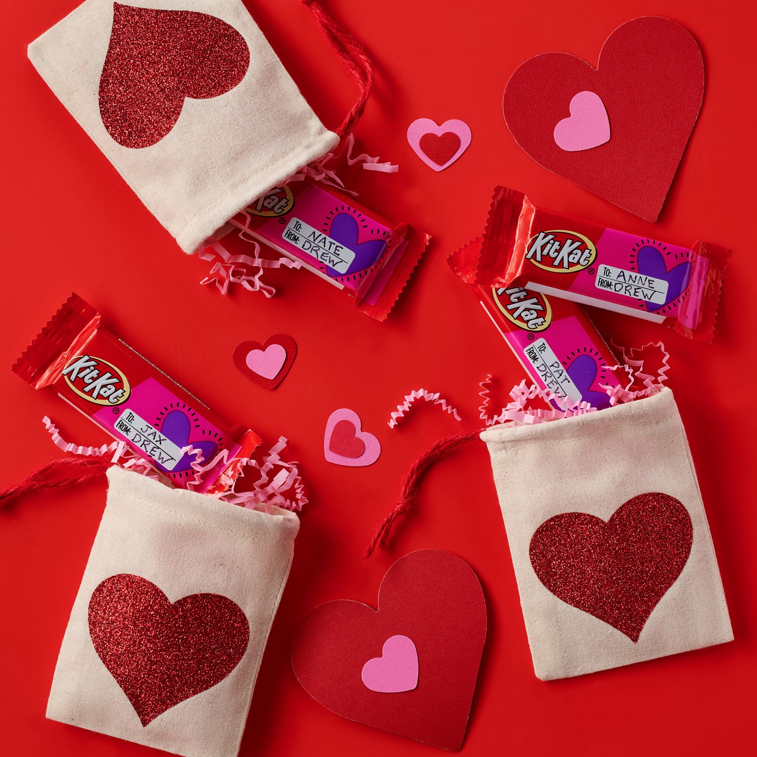 slide 7 of 8, KIT KAT Milk Chocolate Wafer Snack Size, Valentine's Day Candy Bag, 12.25 oz (25 Pieces), 12.25 oz