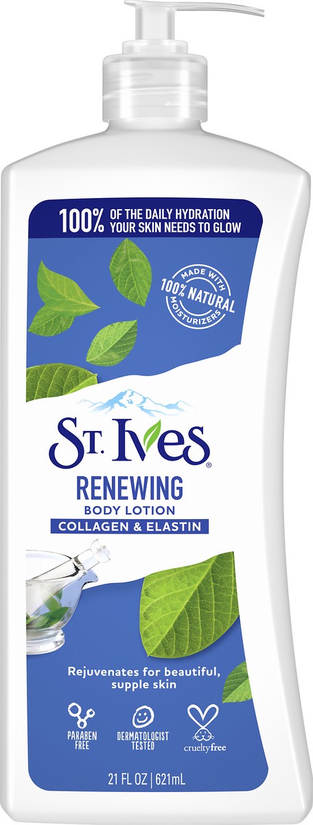 slide 2 of 6, St. Ives Renewing Collagen & Elastin Body Lotion 21 oz, 21 oz