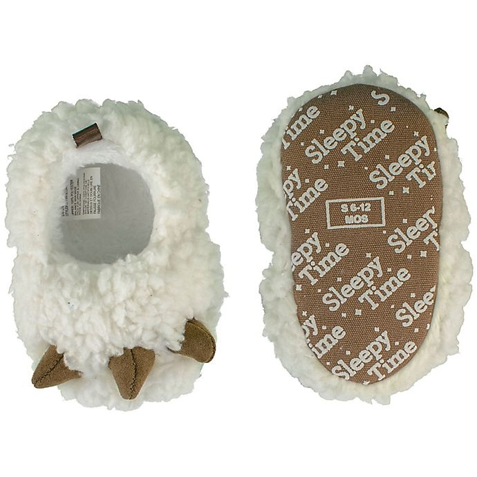 slide 4 of 4, Sleepy Time Size 18-24MCritter Slipper - Ivory, 1 ct