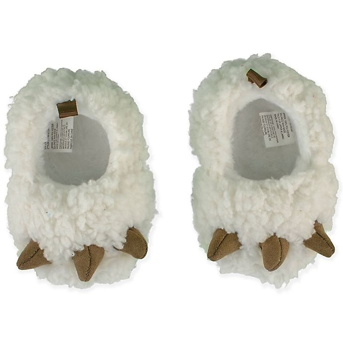 slide 1 of 4, Sleepy Time Size 18-24MCritter Slipper - Ivory, 1 ct