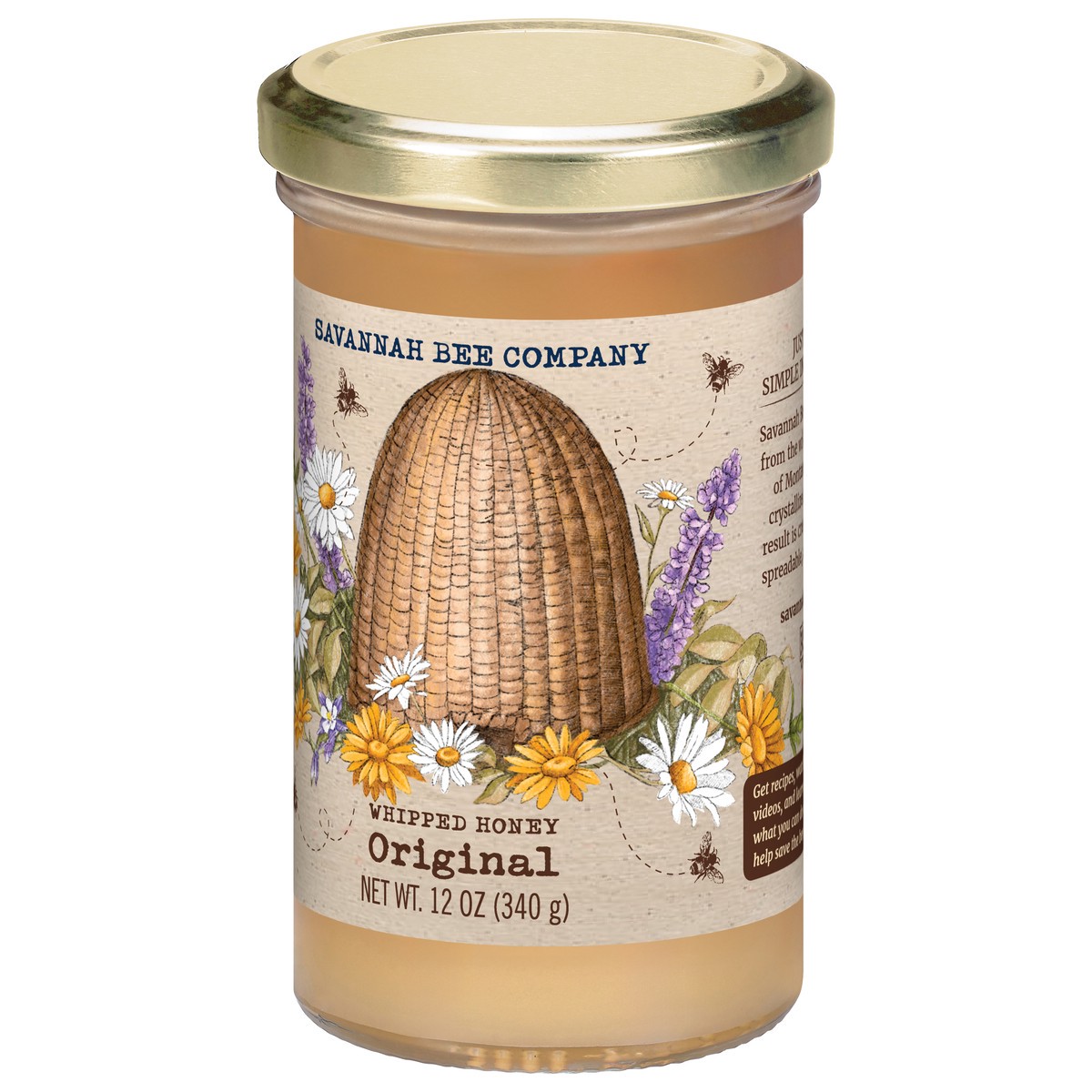 slide 4 of 14, Savannah Bee Company Original Whipped Honey - 12 oz, 12 oz