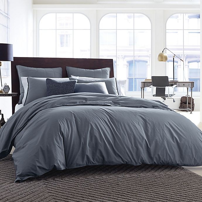 slide 1 of 1, Kenneth Cole New York Escape Twin Duvet Cover - Slate, 1 ct