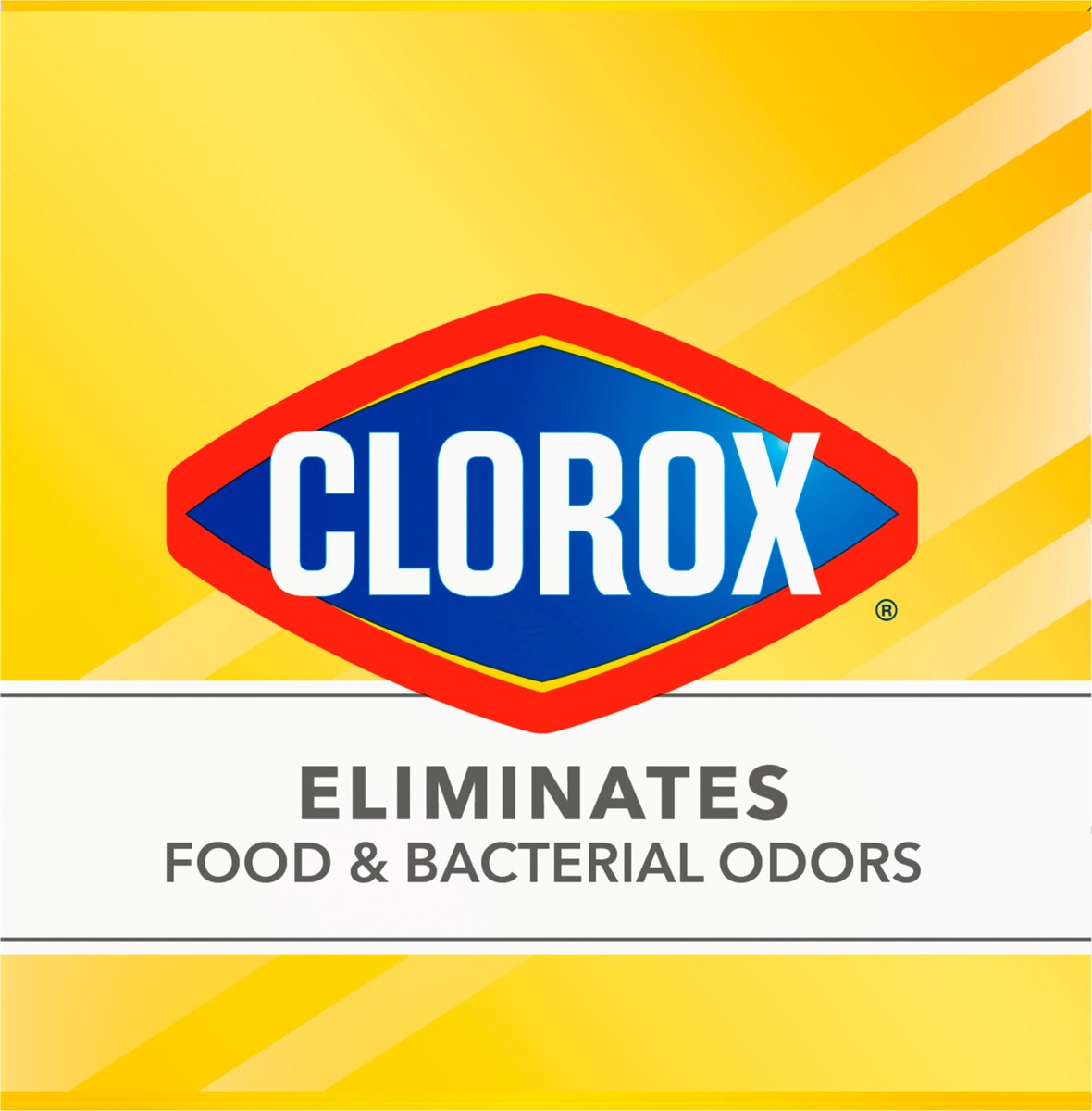 slide 3 of 8, Glad ForceFlex MaxStrength with Clorox Tall Kitchen Drawstring Trash Bags, 13 Gallon Grey Trash Bags, Lemon Fresh Bleach Scent, 20 Count, 20 ct
