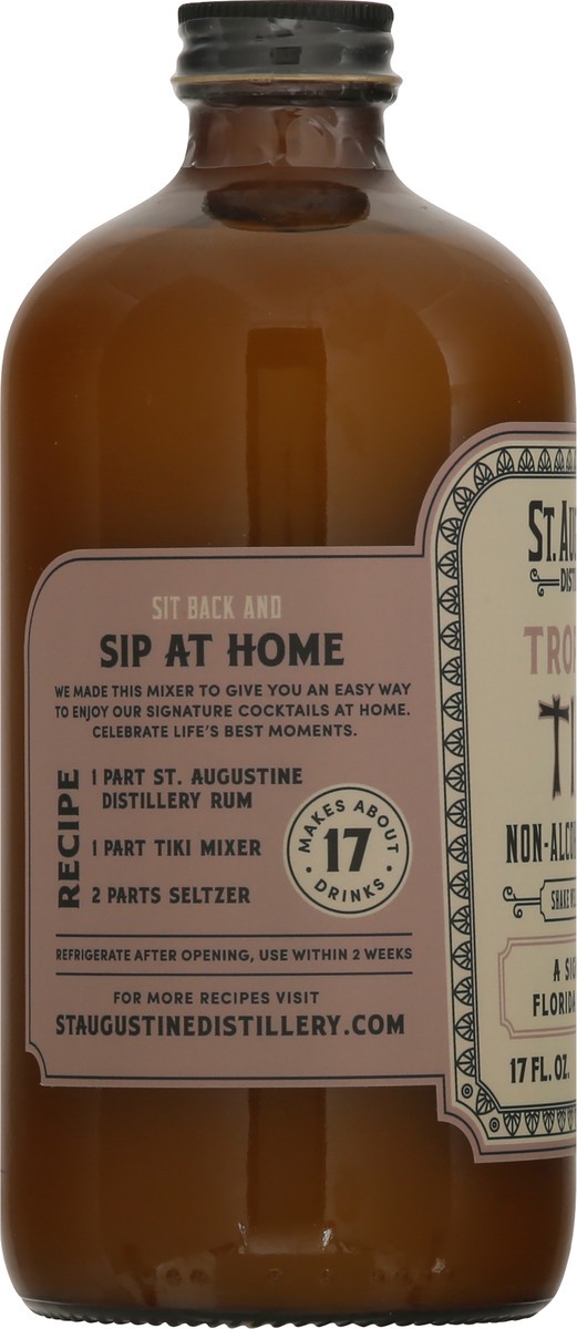 slide 4 of 10, St Augustine Distillery Tropical Tiki Non-Alcoholic Mixer - 17 fl oz, 17 fl oz