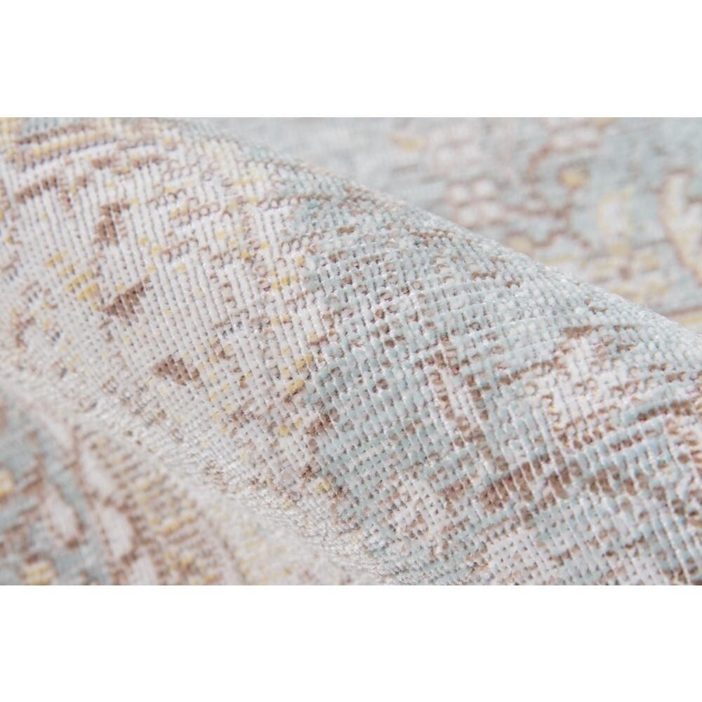 slide 4 of 4, Momeni Isabeisa-1Blu2780 Isabella Machine Made 100 Percent Polyester Rug, Blue - 2 Ft. 7 In., 1 ct