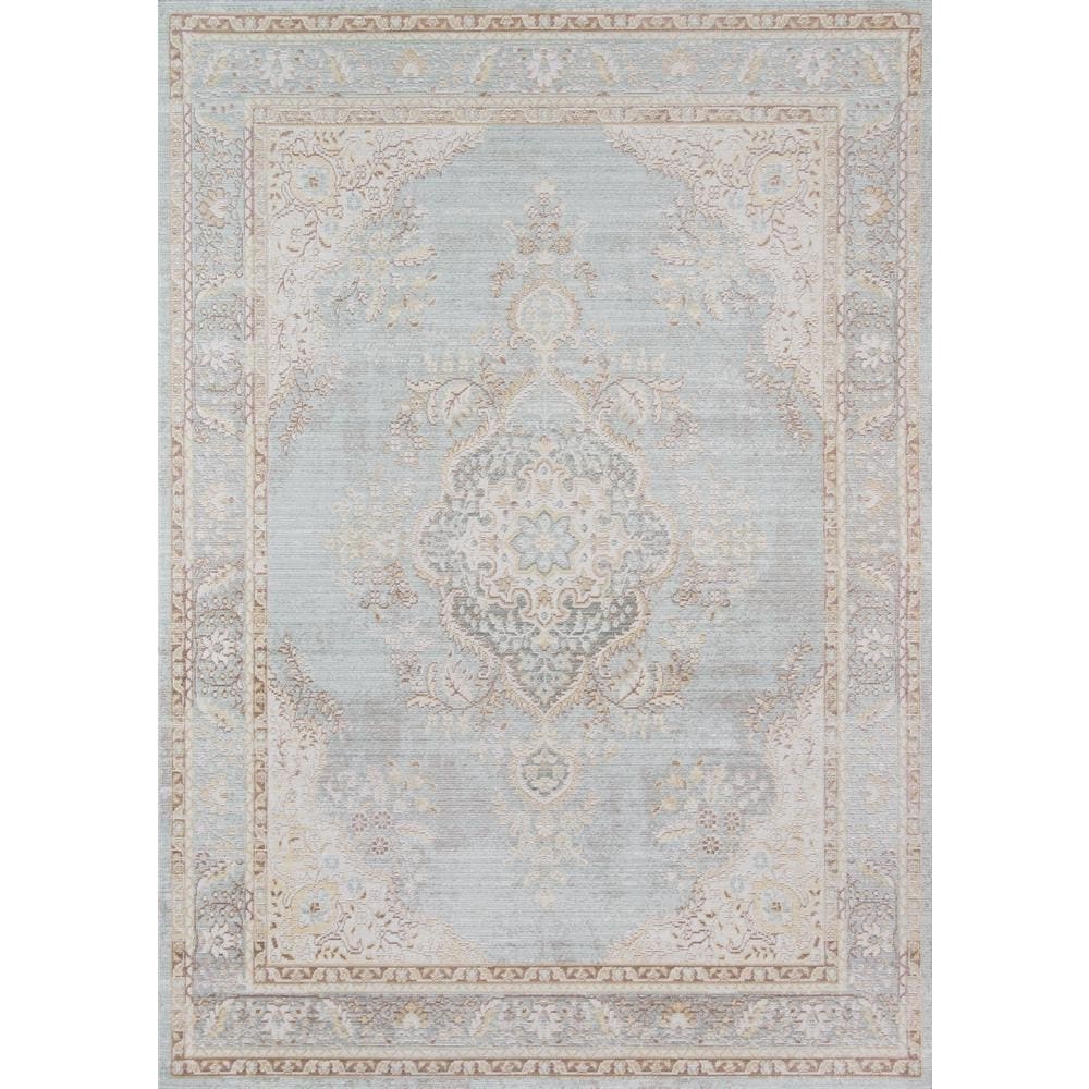 slide 1 of 4, Momeni Isabeisa-1Blu2780 Isabella Machine Made 100 Percent Polyester Rug, Blue - 2 Ft. 7 In., 1 ct