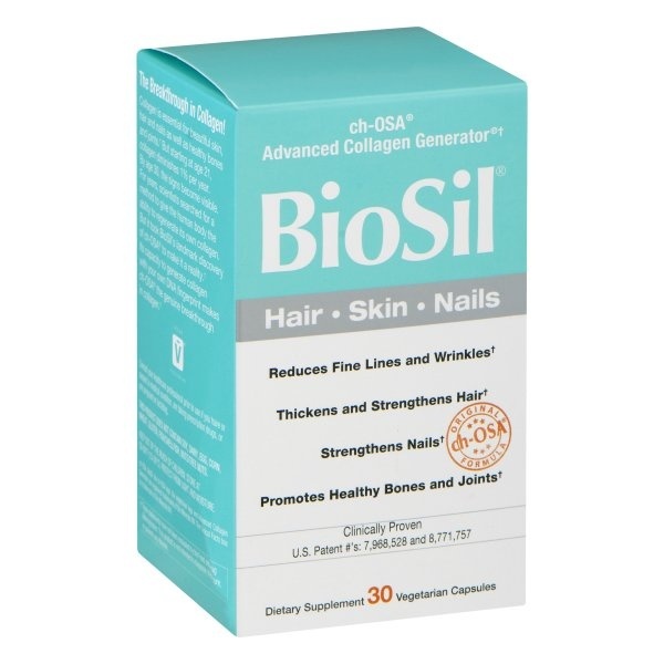 slide 1 of 1, Natural Factors Biosil Hair Skin Nails, 30 ct