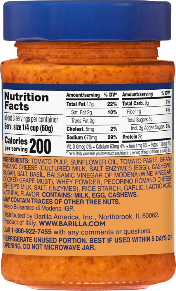 slide 6 of 6, Pesto Creamy Tomato Sauce 185G Jar USA, 6.5 oz