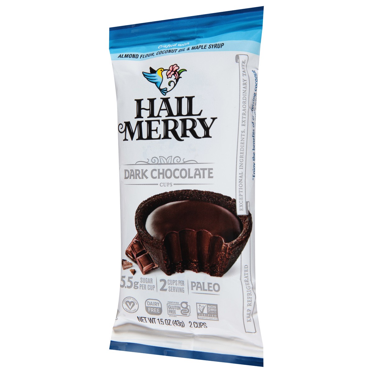 slide 5 of 13, Hail Merry Hail Merr Cups Dark Chocolate 2Ct - 1.65 Oz, 1.65 oz
