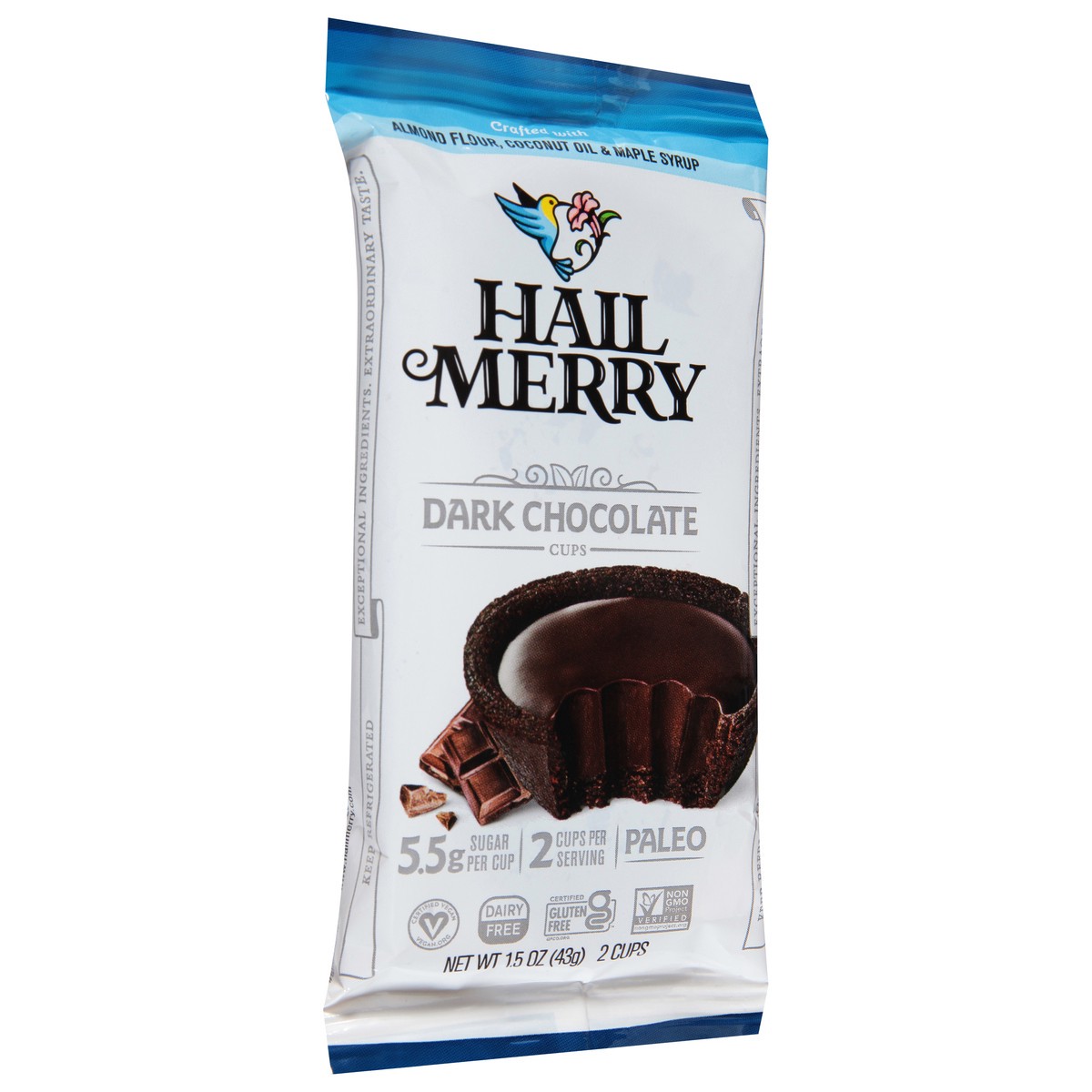 slide 9 of 13, Hail Merry Hail Merr Cups Dark Chocolate 2Ct - 1.65 Oz, 1.65 oz
