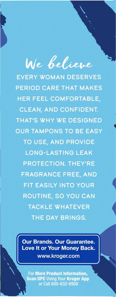 slide 4 of 6, Kroger Super Tampons, 18 ct