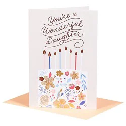 American Greetings Cake Birthday Card for Daughter - Each