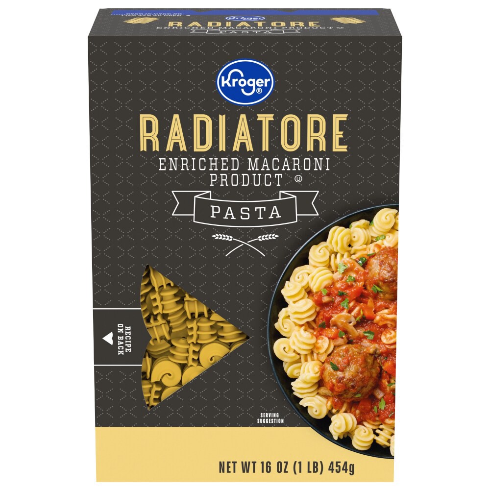 slide 1 of 1, Kroger® Radiatore Dry Pasta, 16 oz