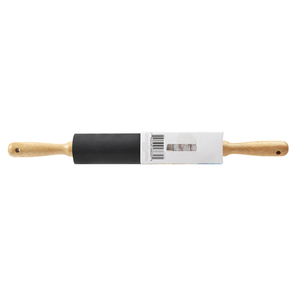 slide 20 of 29, Grand Gourmet Black Rolling Pin Wood Handle, 1 ct