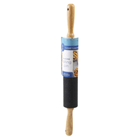 slide 7 of 29, Grand Gourmet Black Rolling Pin Wood Handle, 1 ct