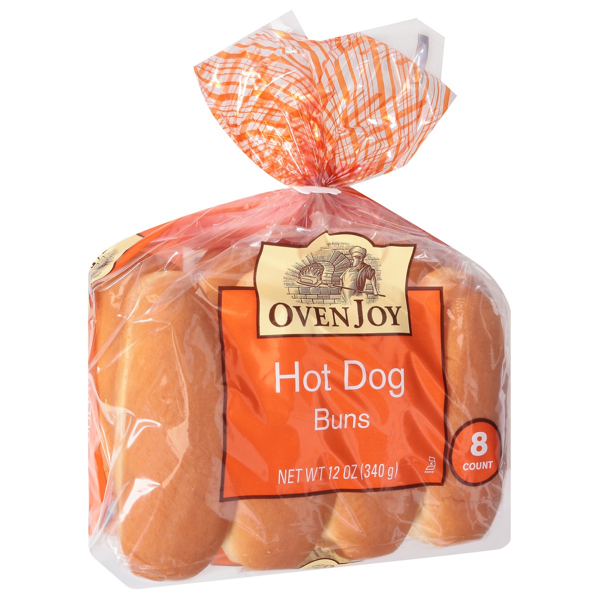 slide 2 of 13, Oven Joy Hot Dog Buns 8 ea, 8 ct