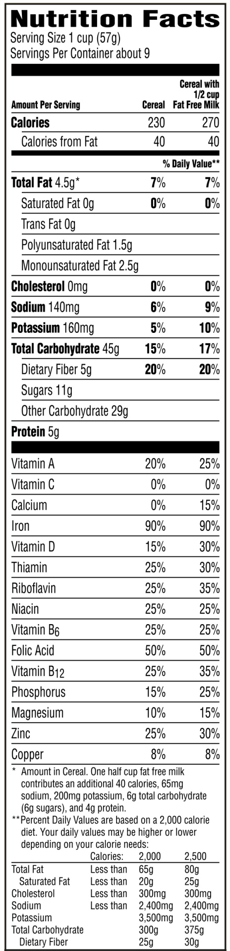 slide 4 of 5, Post Grain Almond Honey Bunches Of Oat Cereal, 18 oz