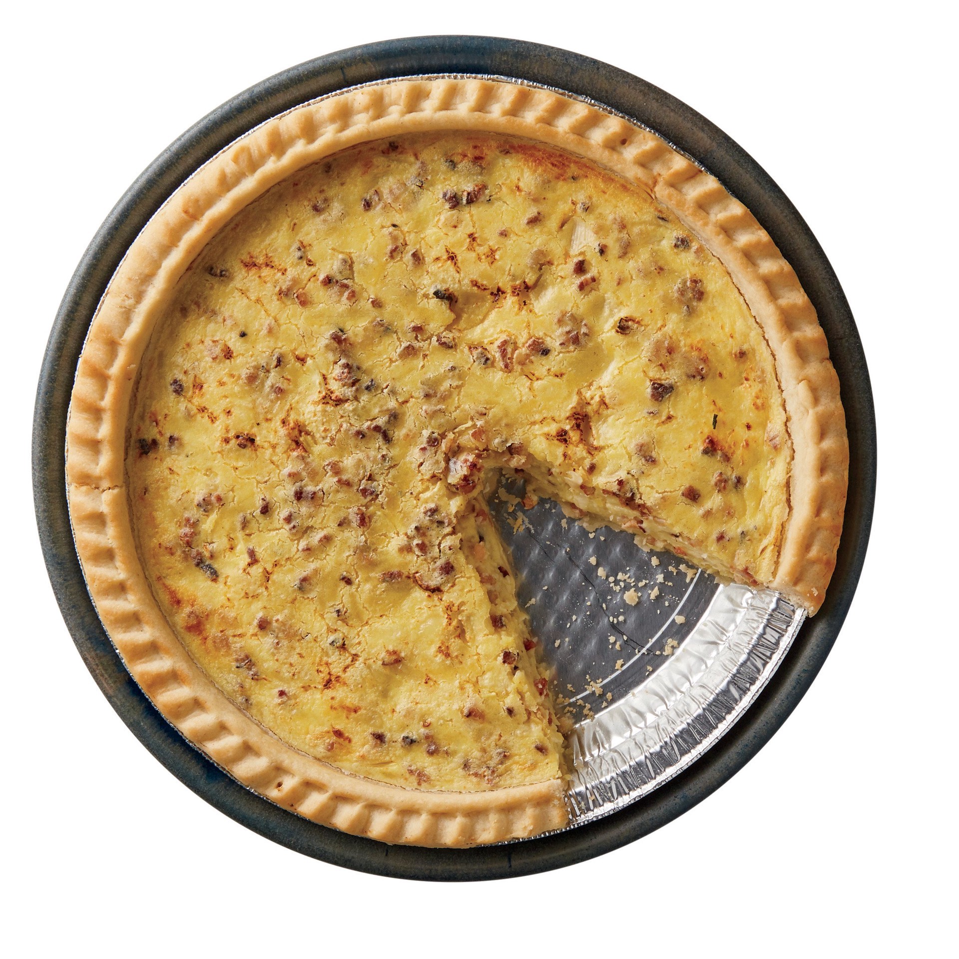 slide 1 of 1, H-E-B Meal Simple Quiche Lorraine, 1 ct