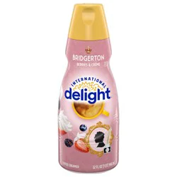International Delight Coffee Creamer, Bridgerton Berries & Creme, Refrigerated Flavored Creamer, 32 FL OZ Bottle