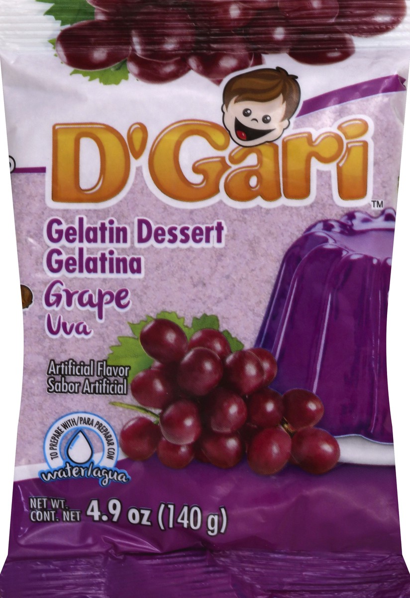 slide 1 of 5, D'Gari Gelatin Dessert 4.9 oz, 4.9 oz