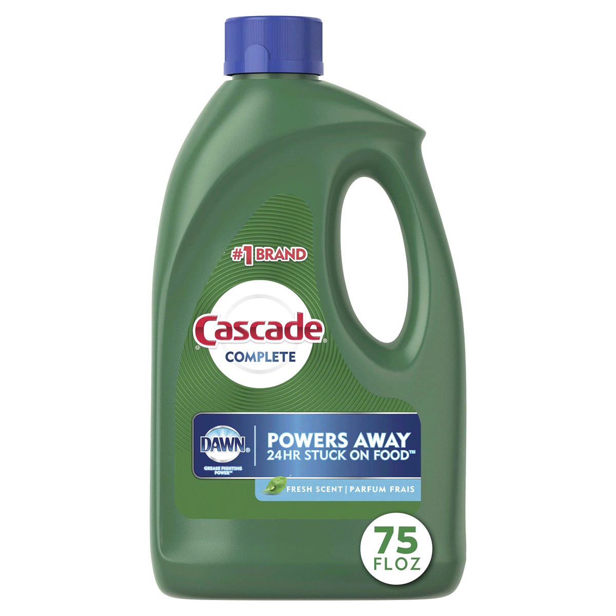 slide 1 of 3, Cascade Gel Complete Dish Detergent, 75 oz