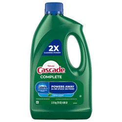 Cascade Complete Dishwasher Detergent Liquid Gel, Dish Detergent, Dishwasher Soap, Fresh, 75oz
