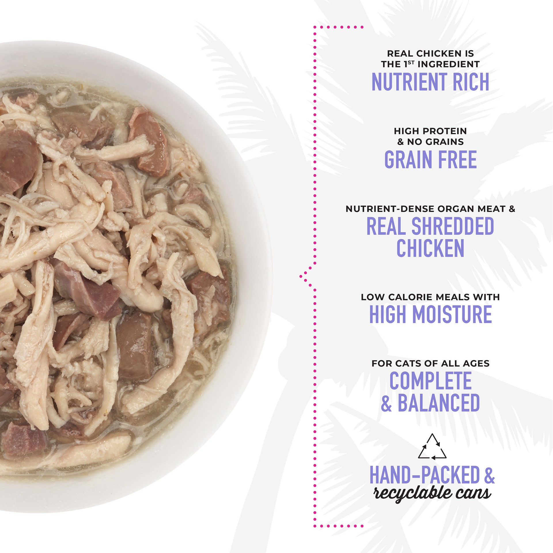 slide 3 of 7, Tiki Cat After Dark Whole Foods Wet Cat Food, Chicken & Duck, 5.5 oz. Can (8 Count), 5.5 oz
