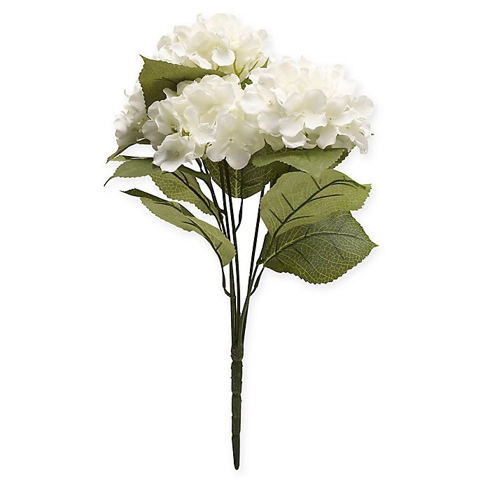 slide 1 of 1, Elements Hydrangea Artificial Stem - White, 18 in