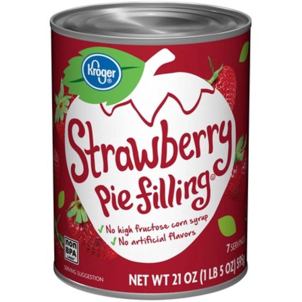 slide 2 of 2, Kroger Strawberry Pie Filling, 21 oz