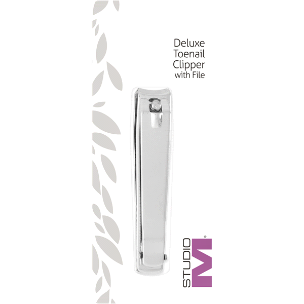 slide 1 of 1, Studio M Deluxe Toenail Clipper With File, 1 ct