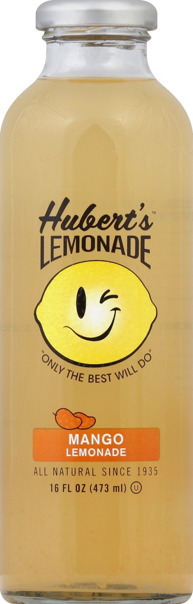 slide 4 of 4, Hubert's Mango Lemonade Glass Bottle, 16 fl oz