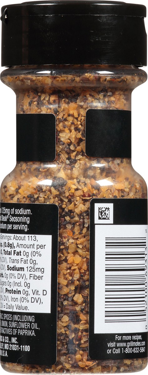 slide 2 of 7, McCormick Grill Mates 25% Less Sodium Montreal Steak Seasoning, 3.18 oz, 3.18 oz
