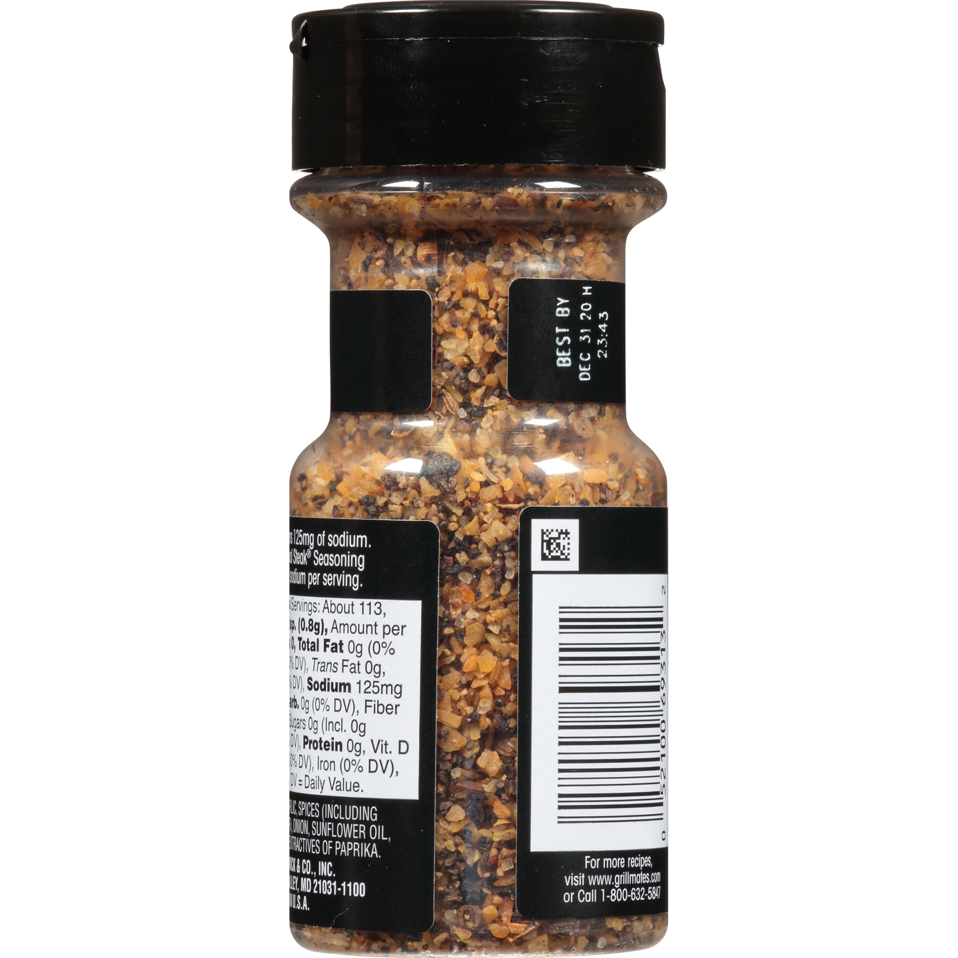 slide 4 of 6, McCormick Grill Mates 25% Less Sodium Montreal Steak Seasoning, 3.18 oz